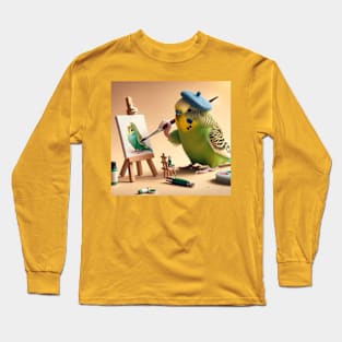 Budgie art Long Sleeve T-Shirt